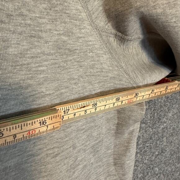 Nike Tech Sweatshirt Mens Medium Gray Full Zip Tech Fleece Swoosh Stretch Flaw - Picture 9 of 12